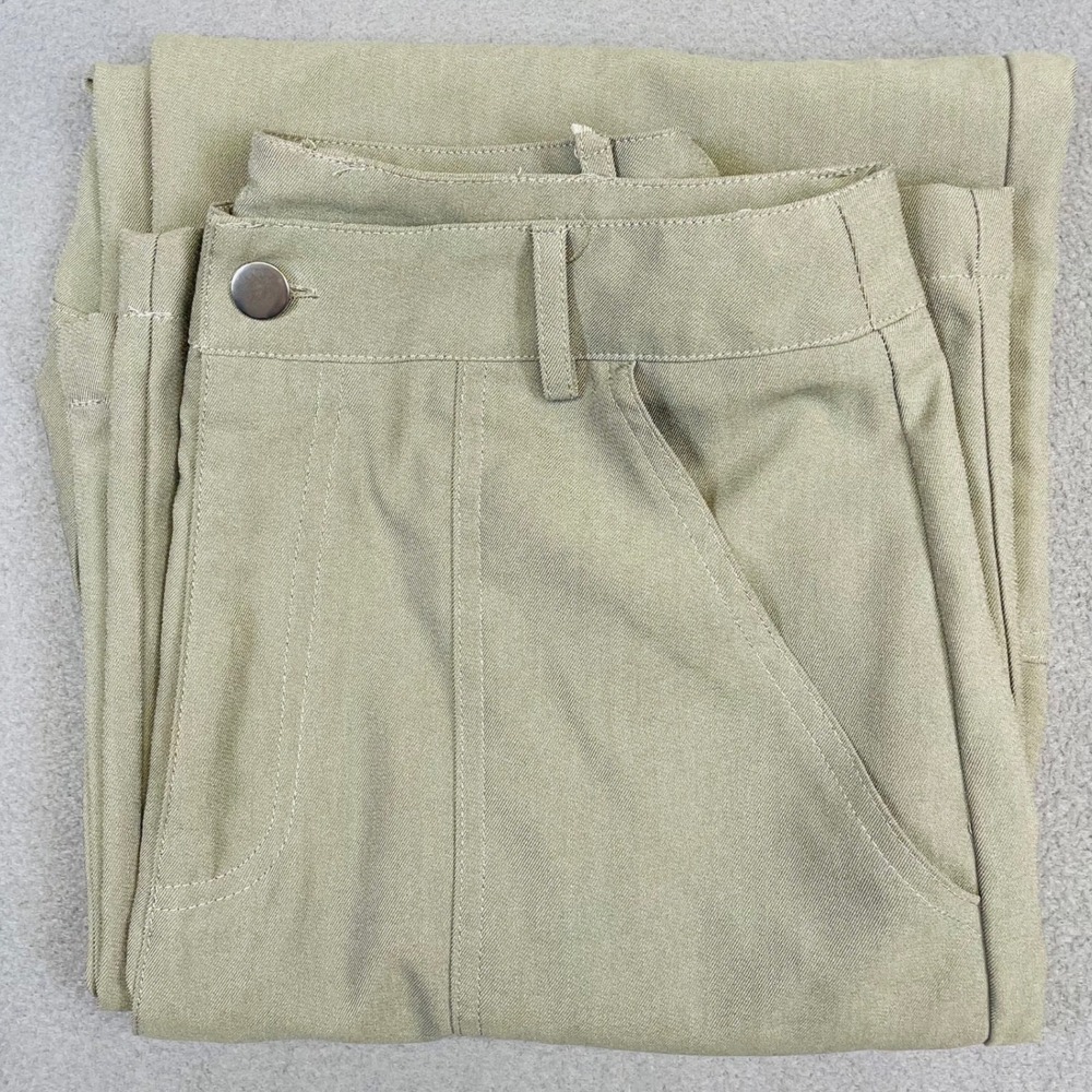 Flying Tomato Olive Green Cargo Pants Size M Utility Wide Leg Streetwear Grunge